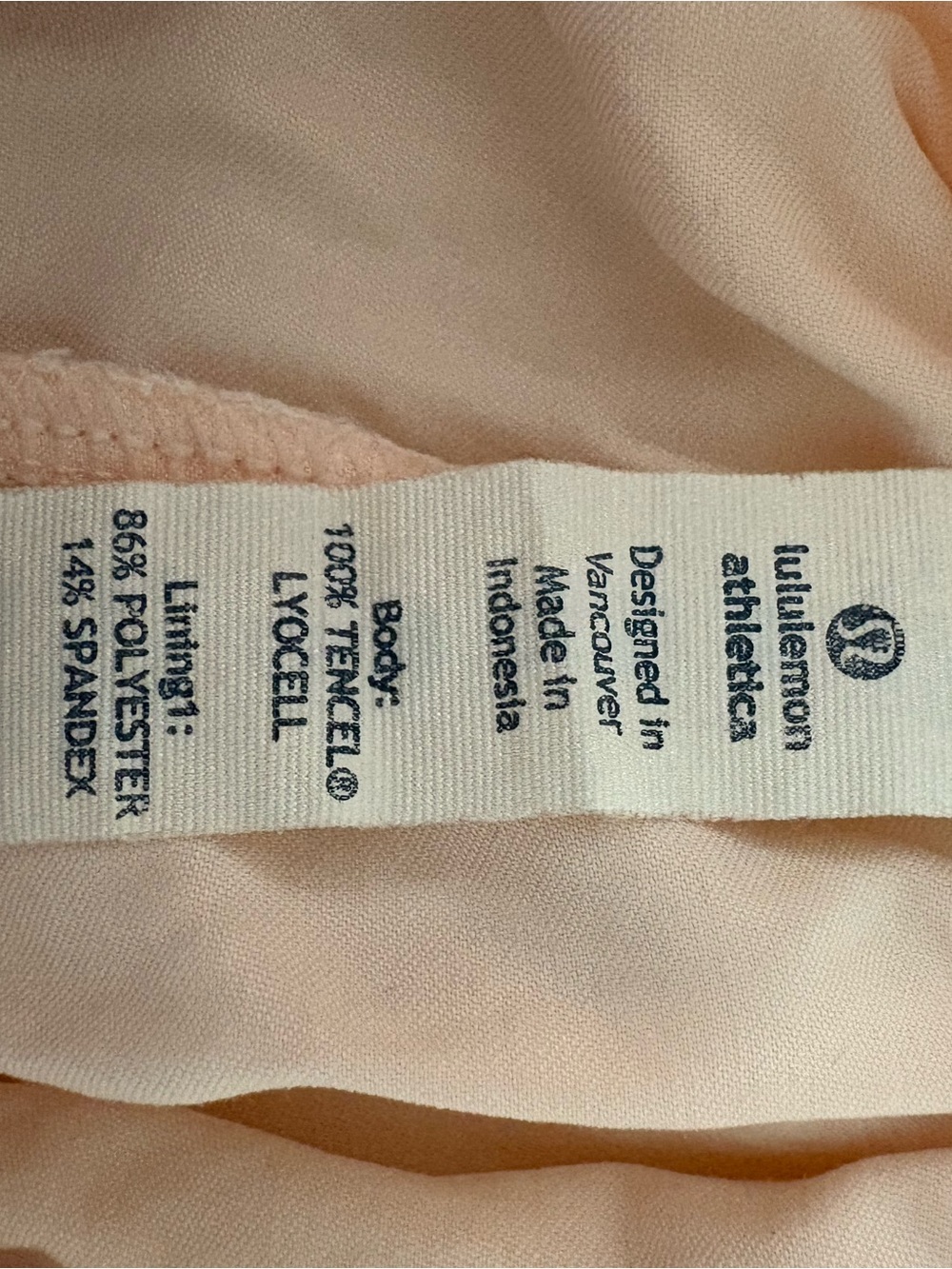 lululemon athletica Pale Peach Running Shorts - Picture 3 of 3